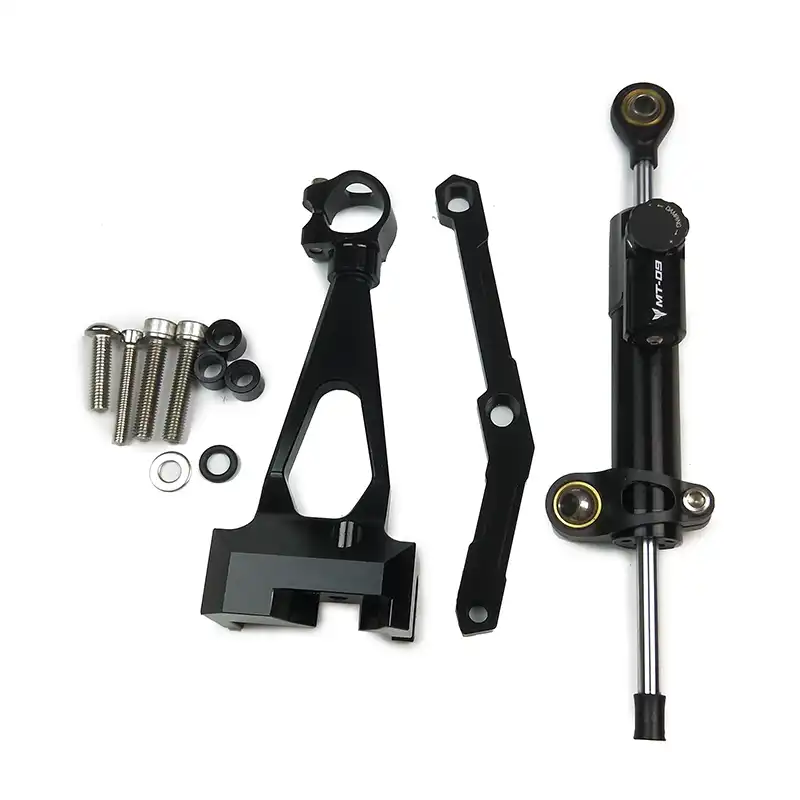 MT09 MT 09 14 17 Full Set of Steering Damper Stabilizer Mounting
