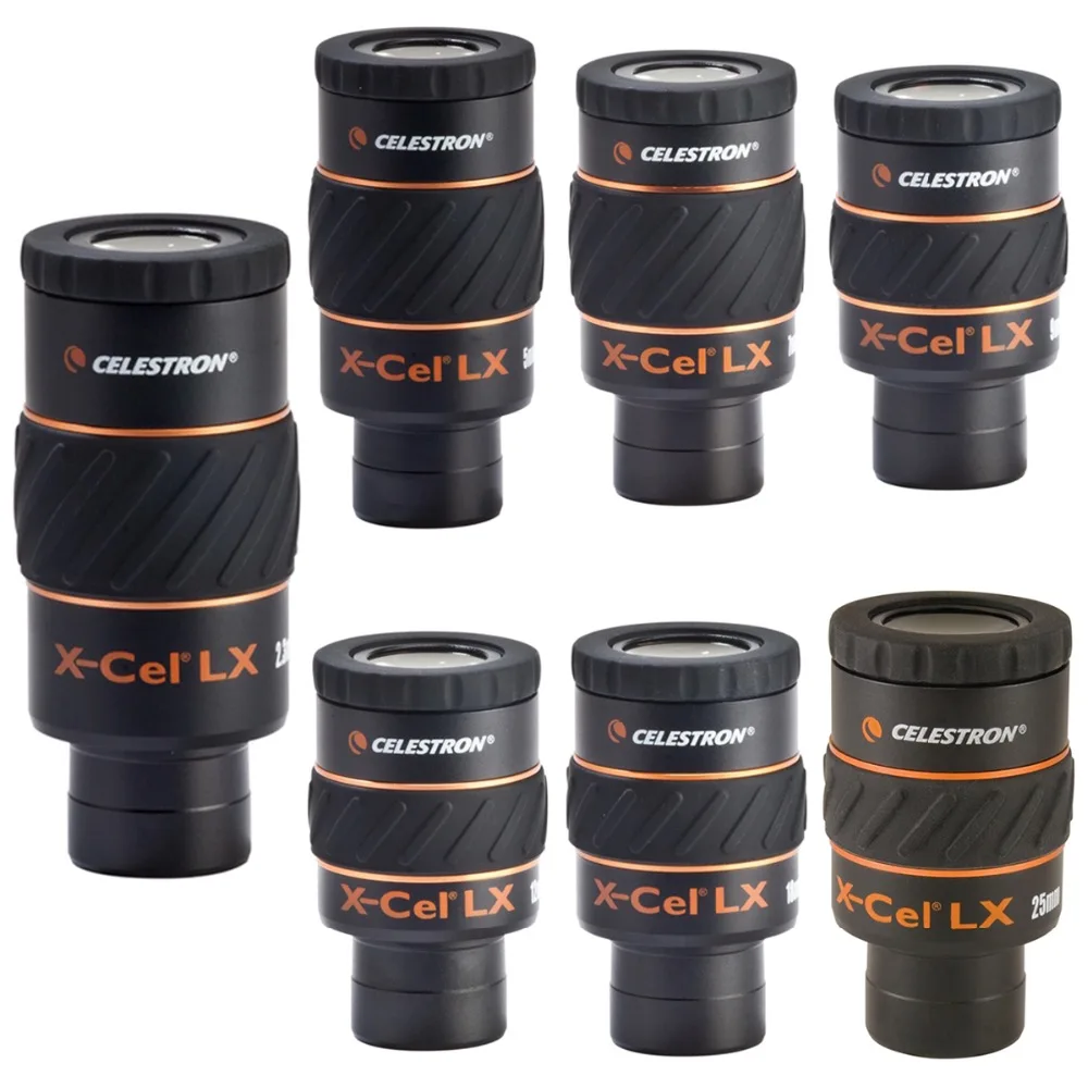 Celestron X-CEL LX Eyepieces Wide-angle Astronomical Telescope Eyepiece Accessories 2.3/5/7/9/12/18/25mm Celestron X-CEL LX Eyepieces Wide-angle Astronomical Telescope Eyepiece Accessories 2.3/5/7/9/12/18/25mm
