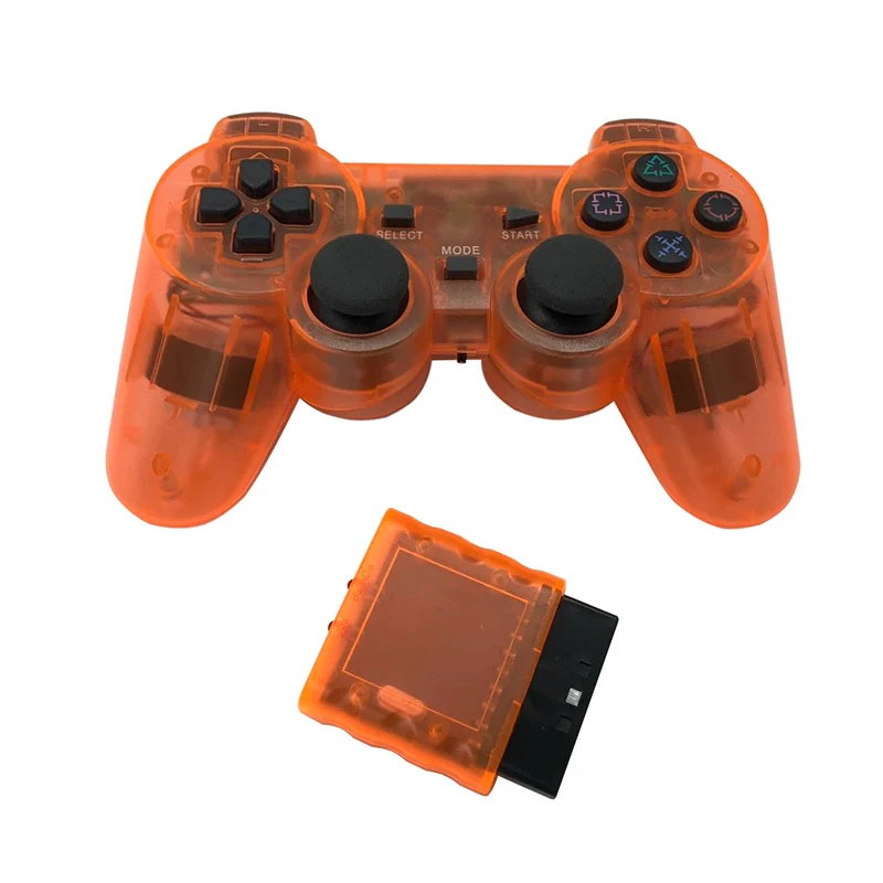 Bezprzewodowy pad do gier dla Sony PS2 kontroler dla Playstation 2 joysticka konsoli podwójne wibracje Shock Joypad bezprzewodowy Controle -