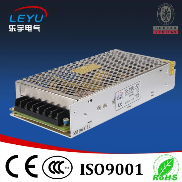 

CE RoHS Certificated S-100-12 Single output AC DC CCTV 100w power adapter