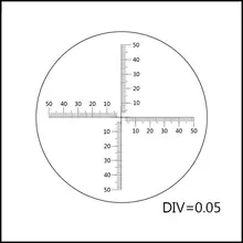 24mm Microscope Micrometer Microscope Eyepiece Lens Micrometer Calibration Slide DIV 0 05 Dust Dispersion Calculate Area
