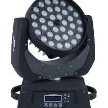 10 шт./лот китайского рынка RGBW с переменной фокусировкой 36x10 w 4in1 светодиодный перемещение головы мыть дежурное освещение DMX Освещение для диджей бар красочный эффект