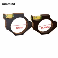 Металлический дух пузырьковый уровень для 25,4 30 мм Rail винтовка трубки оптический прицел для винтовки кольцевой держатель тактический оптика лазерный прицел