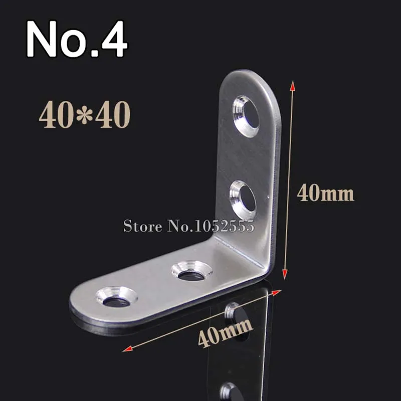 HOT 10pcs/lot metal furniture corner brackets 40*40mm angle plate