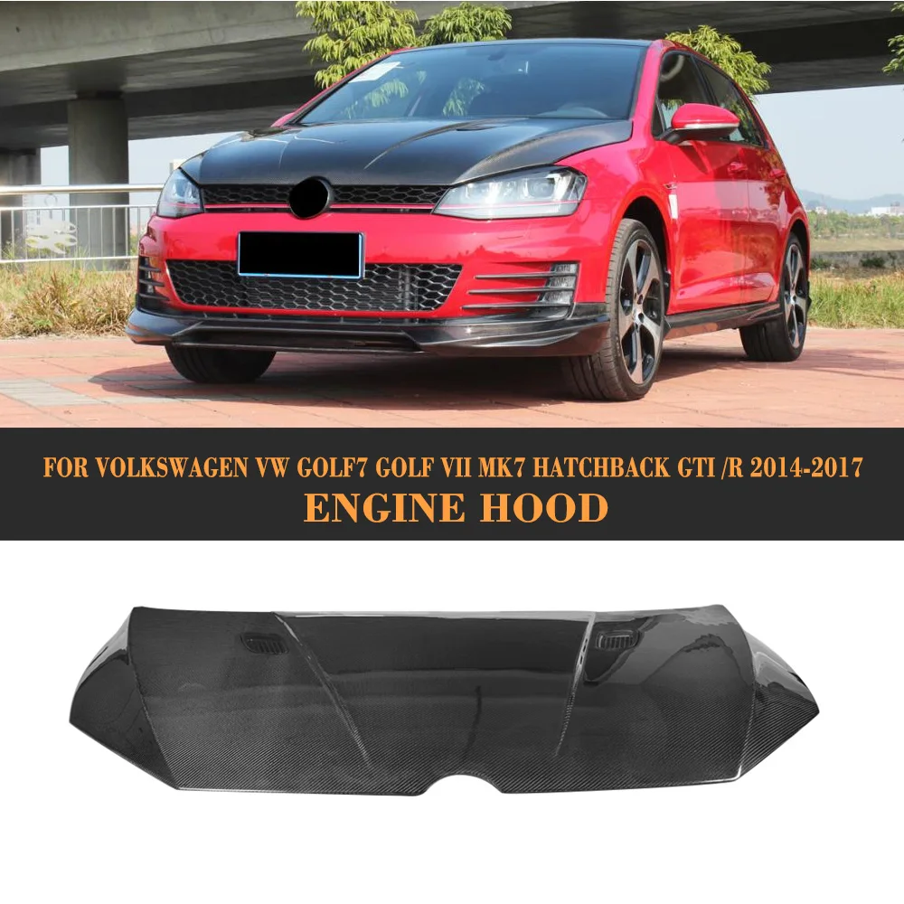 Передний капот двигателя из углеродного волокна крышка багажника для Volkswagen VW Golf 7