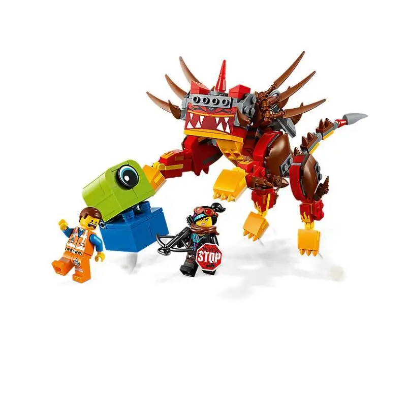 

45006 Movie Ultrakatty & Warrior Lucy Model Building Block 390pcs Bricks Toys Gift Compatible With Bela 70827