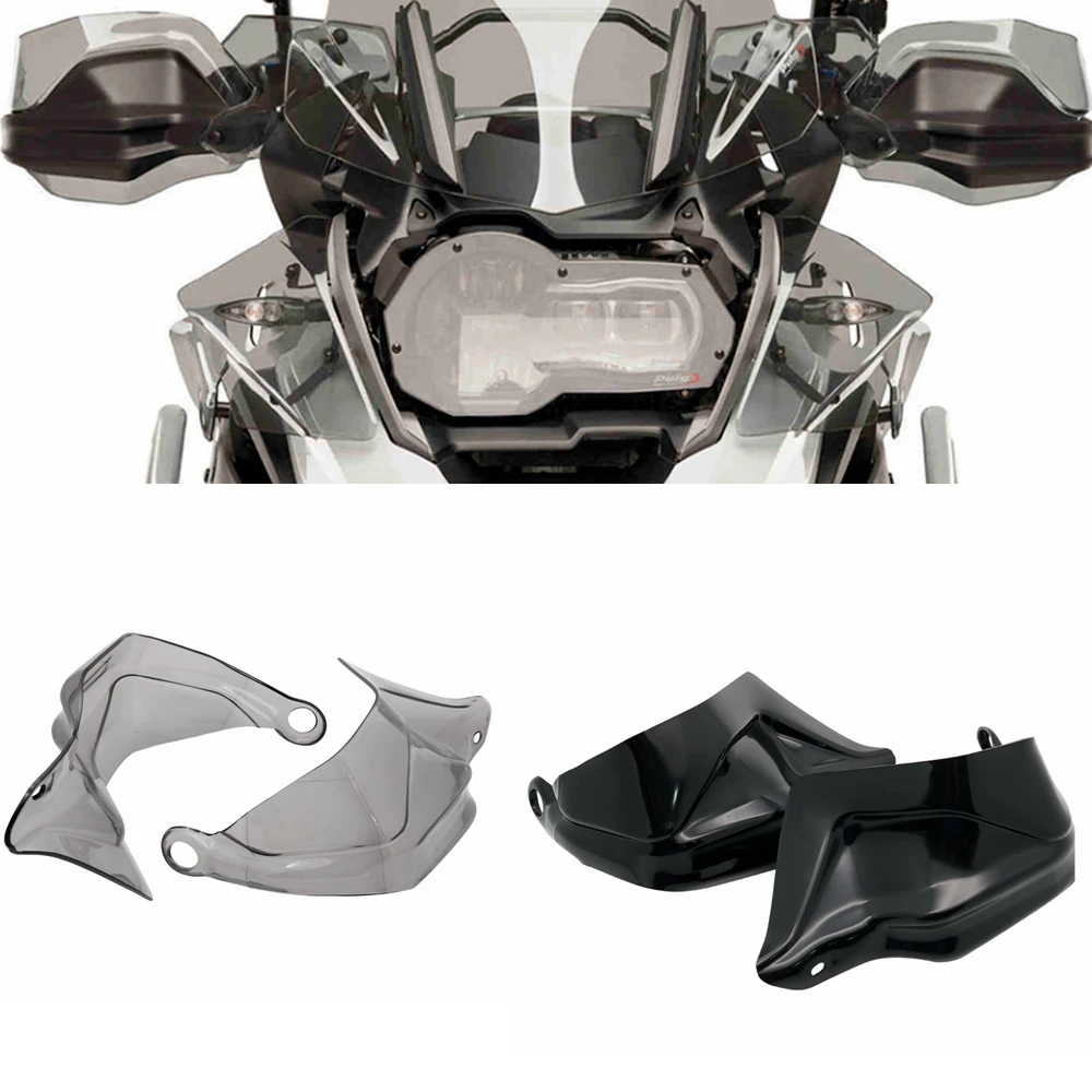 

For BMW R 1200 GS ADV F 800 GS Adventure S1000XR Handguard Hand shield Protector Windshield Smoke 2013 2014 2015 2016 2017 2018