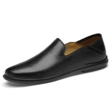 Fashion Men Casual Shoes Leather Flat Loafers Male Low Top Footwear Shoes Slip-on Spring Summer Flats Men Shoes Breathable 86009 Fashion Men Casual Shoes Leather Flat Loafers Male Low Top Footwear Shoes Slip-on Spring Summer Flats Men Shoes Breathable 86009