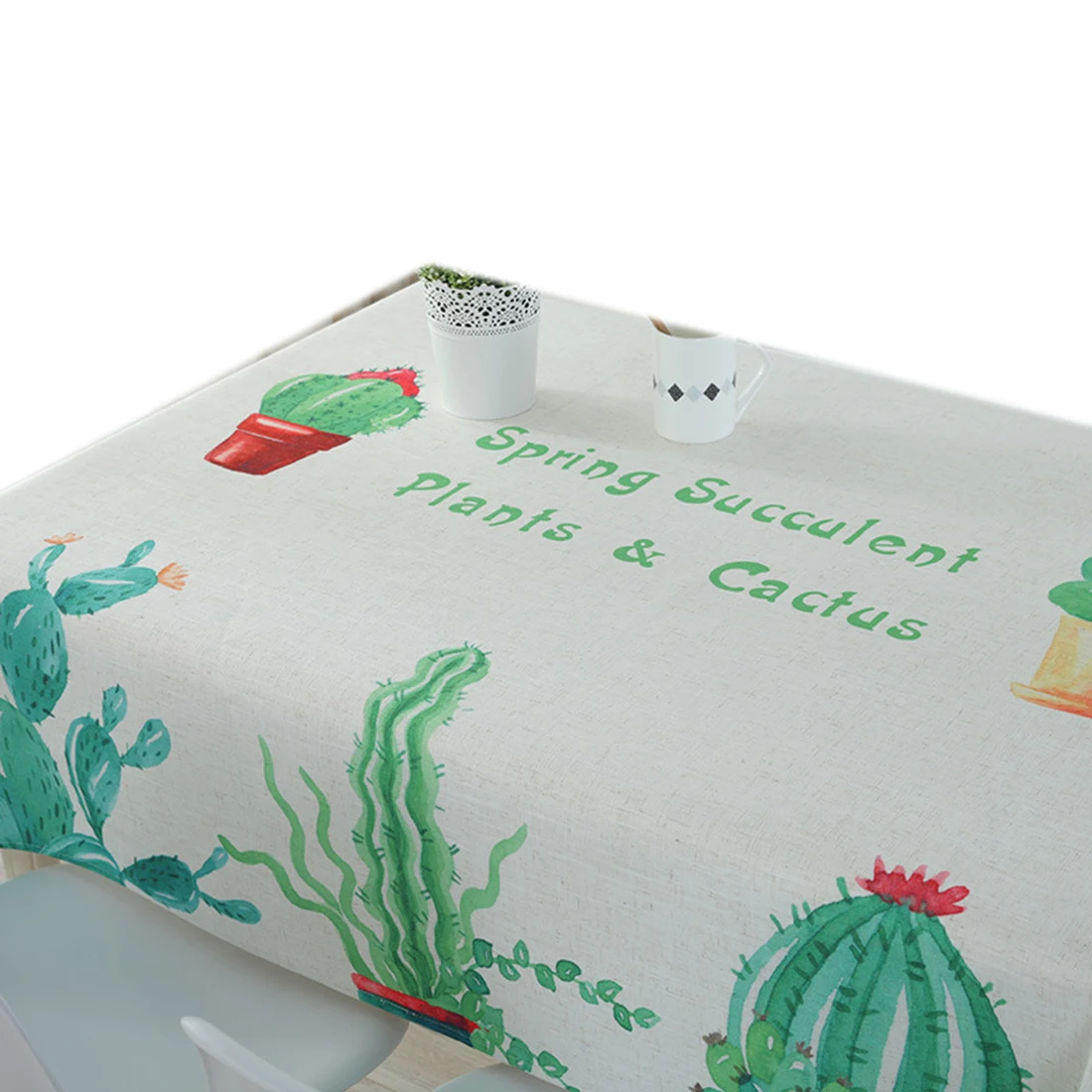

Concise Table Cloth Waterproof Tablecloth Cotton Table Cover Rectangle Home Kitchen Table Cloth Party Banquet Dining Table Cover