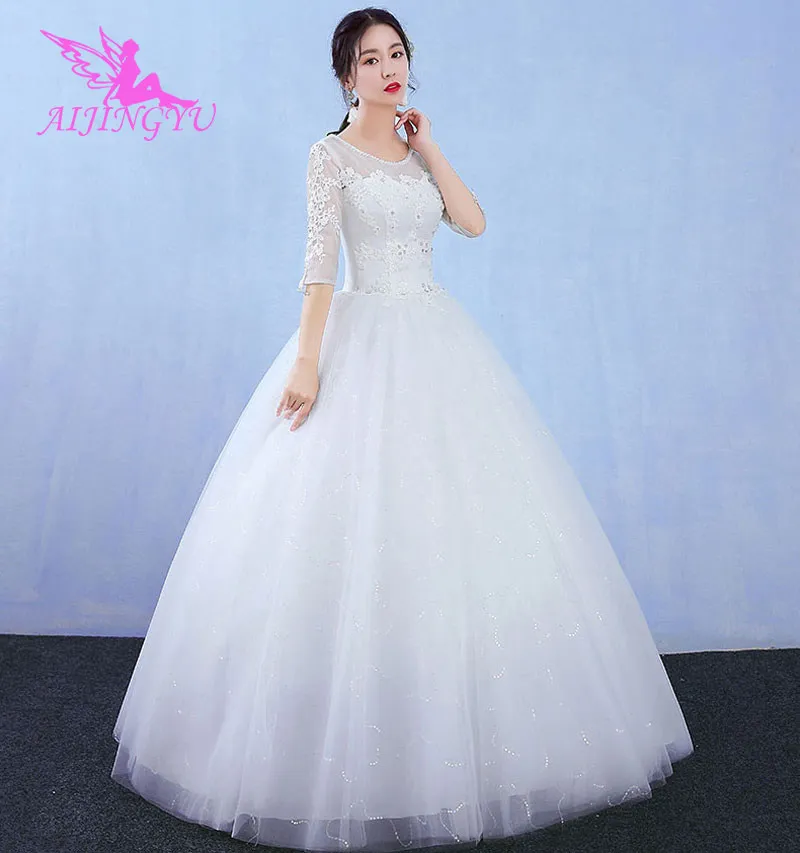AIJINGYU,, новинка,, дешевое вечернее платье со шнуровкой сзади, вечерние свадебные платья, свадебное платье WK825 - Цвет: picture color