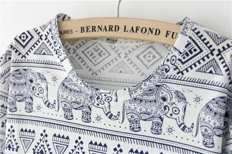 2018 New Fashion Harajuku elephant print T Shirt Women Clothes short sleeve Tops O-Neck Tee T-Shirts