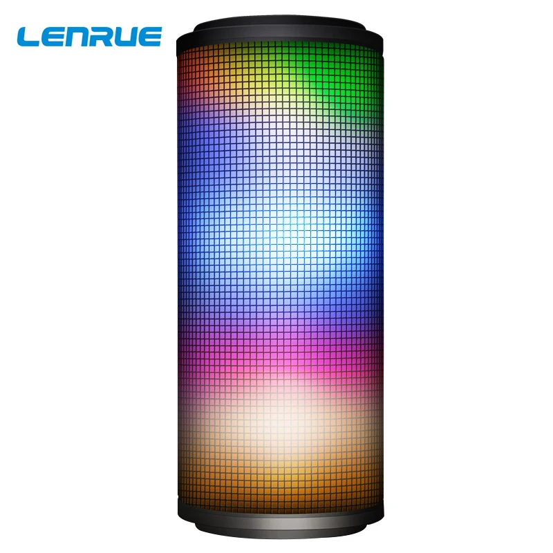 LED Light Bluetooth Speaker Portable Outdoor Wireless Colorful Subwoofer Waterproof Player Stereo Bass Loudspeaker M4 | Электроника