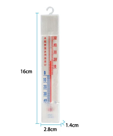 Длинный настенный термометр для холодильника морозильник Цельсия Холодильник дисплей со стрелкой Termometro семья крепление температура