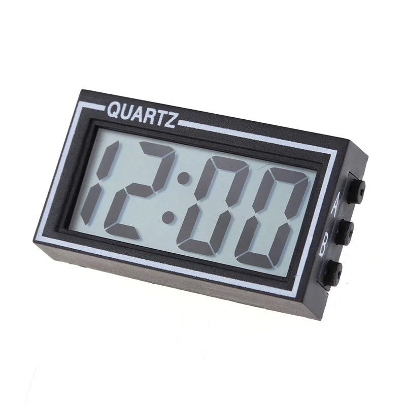 

Home Decor Mini Desk Clocks Digital LCD Car Indoor Clocks Truck Dashboard Date Time Calendar Clock Brand Electronic clock DA
