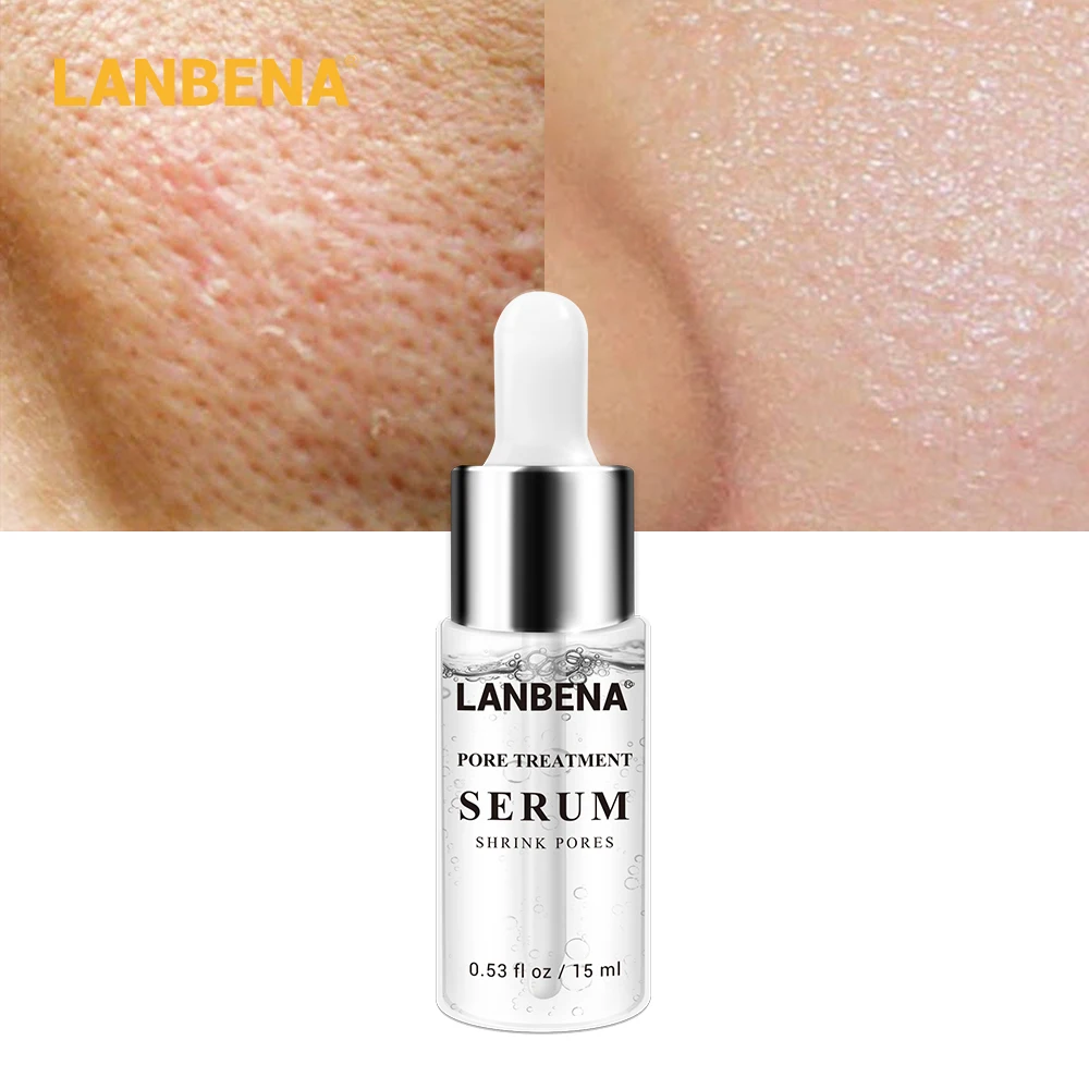 

LANBENA Shrink Pores Treatment Serum Essence Moisturizing Relieve Dryness Oil Control Firming Pore Repairing Smooth Skin Care