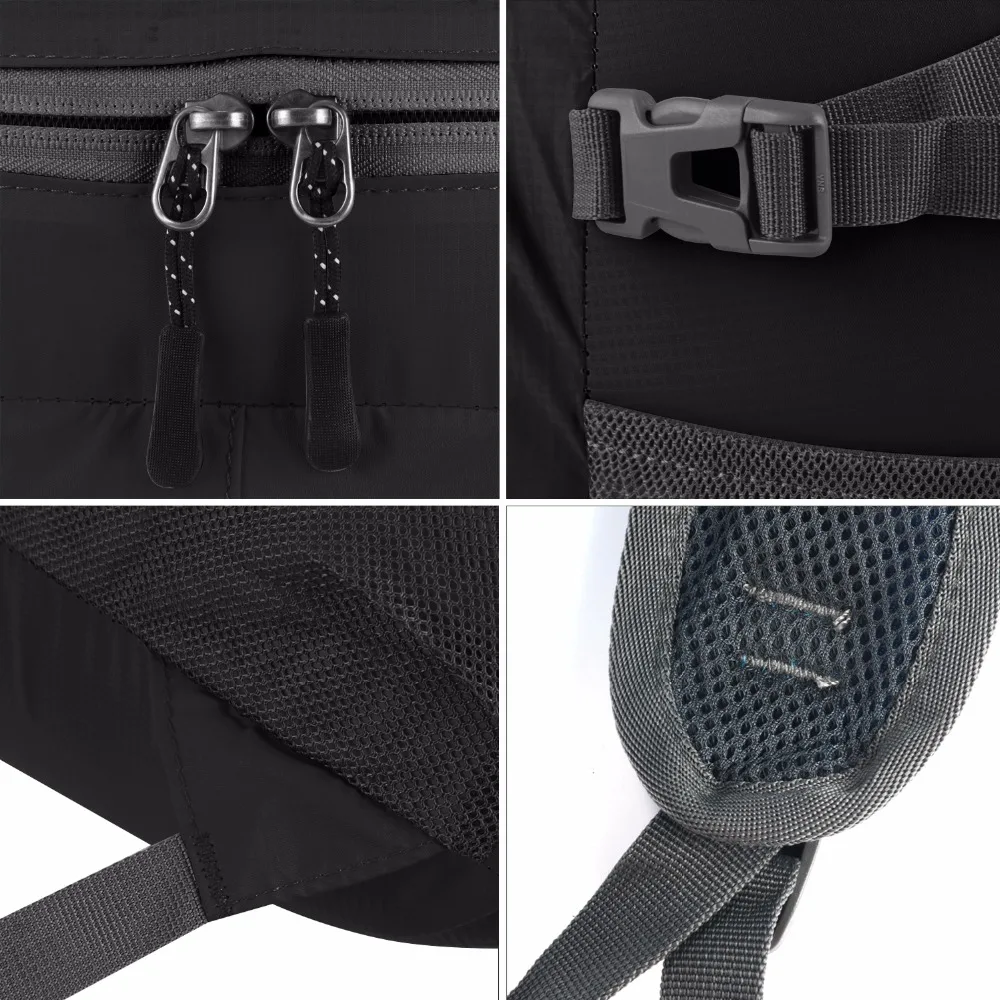 Gonex 30L Black Backpack Casual Shoulder Bag for College Student Travel Outdoor Hiking Bags Lightweight Foldable Durable Gonex 30L Black Backpack Casual Shoulder Bag for College Student Travel Outdoor Hiking Bags Lightweight Foldable Durable