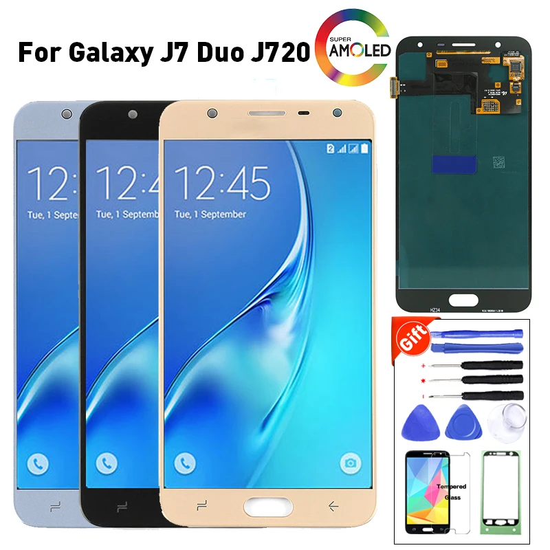 

Origianl For Samsung J7 Duo J720 SM-J720F LCD Display Screen Replacement for For Samsung J720 SM-J720F display lcd module