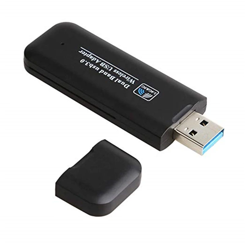 USB адаптер KuWFi AC1200 беспроводной 3 0 Мбит/с 1200 ГГц 5 8 ГГц|Сетевые карты| |