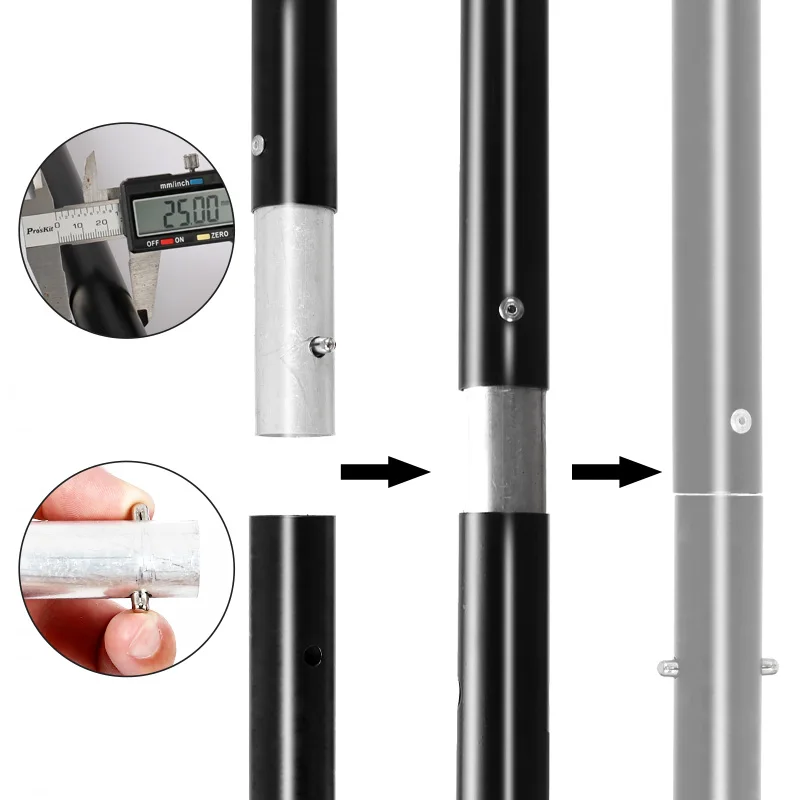 2x2 м/6,5x6,5 футов Фото Видео Студия фон фоновая стойка, регулируемая телескопическая система поддержки фона с сумкой для переноски