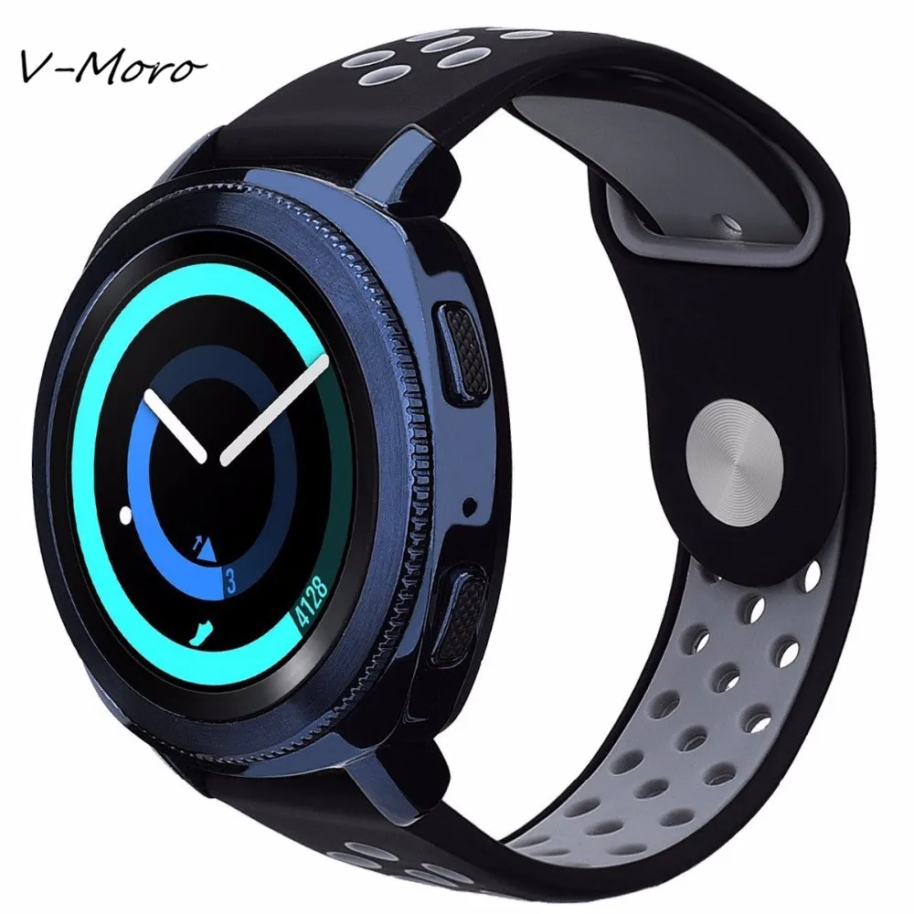 Gear Sport Bands V MORO 2018 New 20mm Soft Silicone Straps For Samsung
