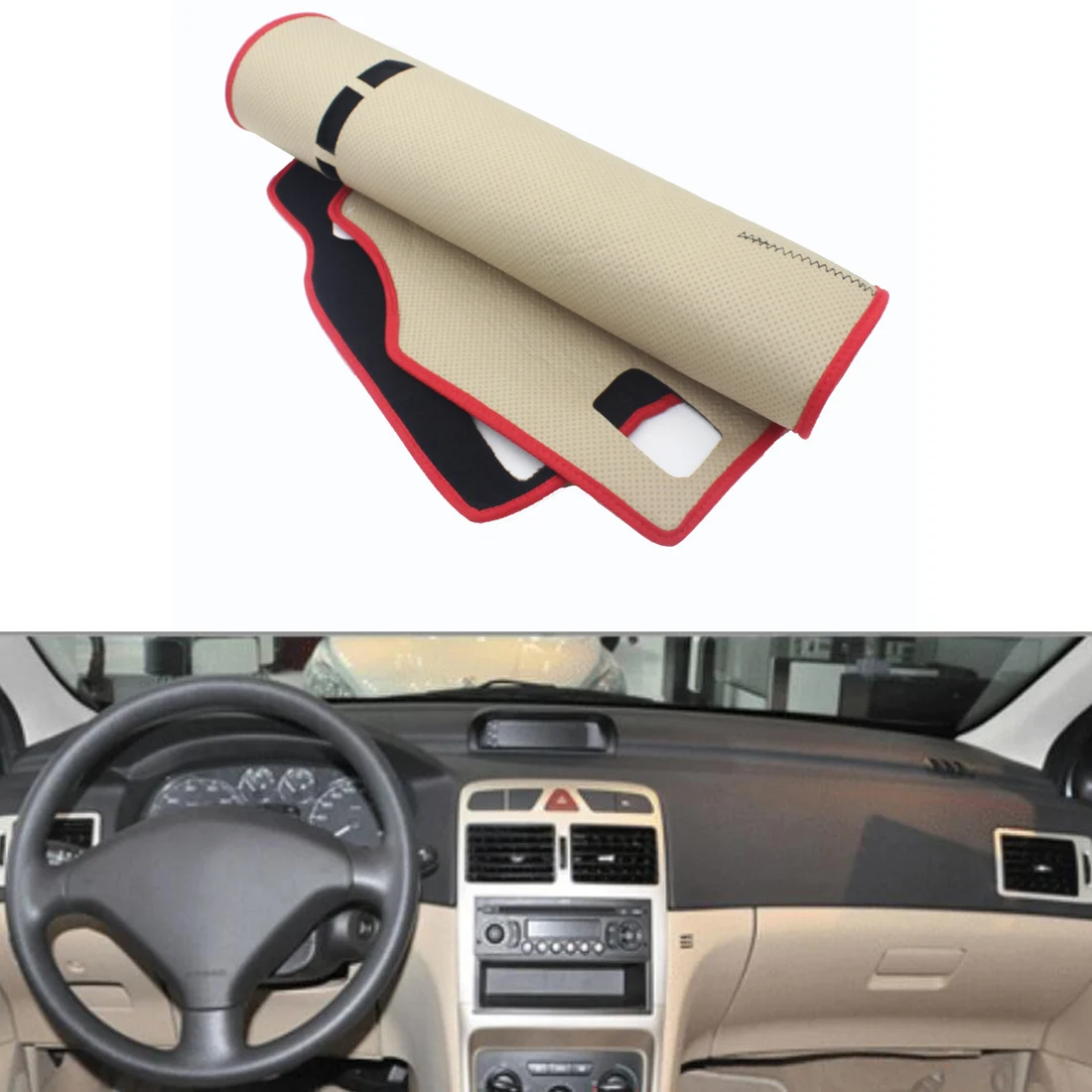 Dongzhen подходит для Peugeot 307 приборной панели автомобиля Избегайте свет Pad