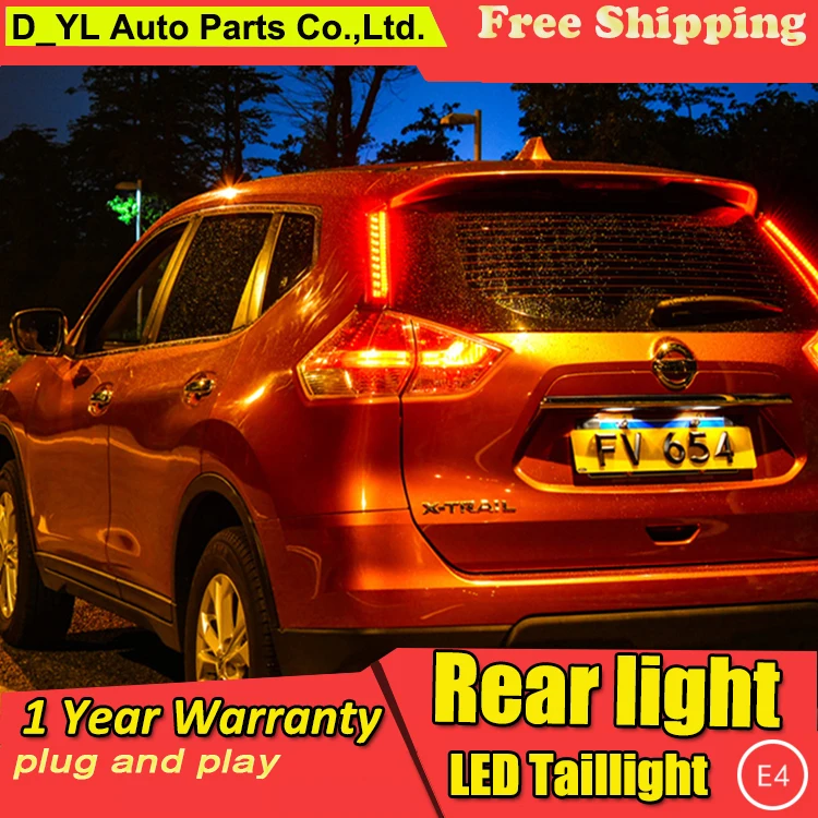 Автостайлинг светодиодный задний фонарь для Nissan X trail s 2014 Rouge фсветильник рь DRL +