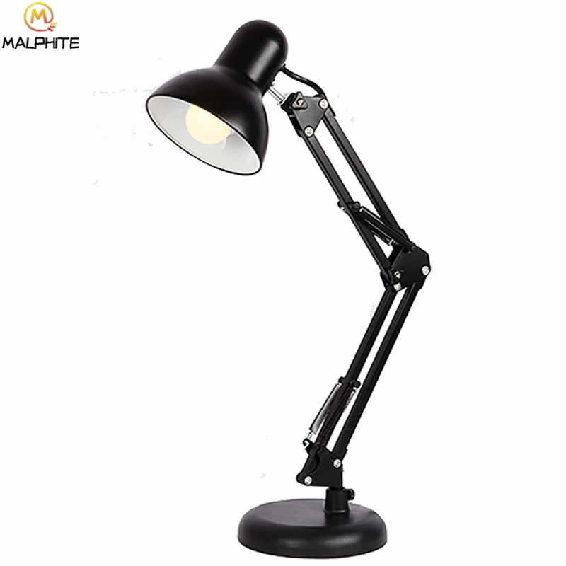 

Nordic Eye Table Lamp American Long Arm Folding Students Learn To Read LED Desk Lamp Bedroom Bedside Luminaria Table Iluminaria