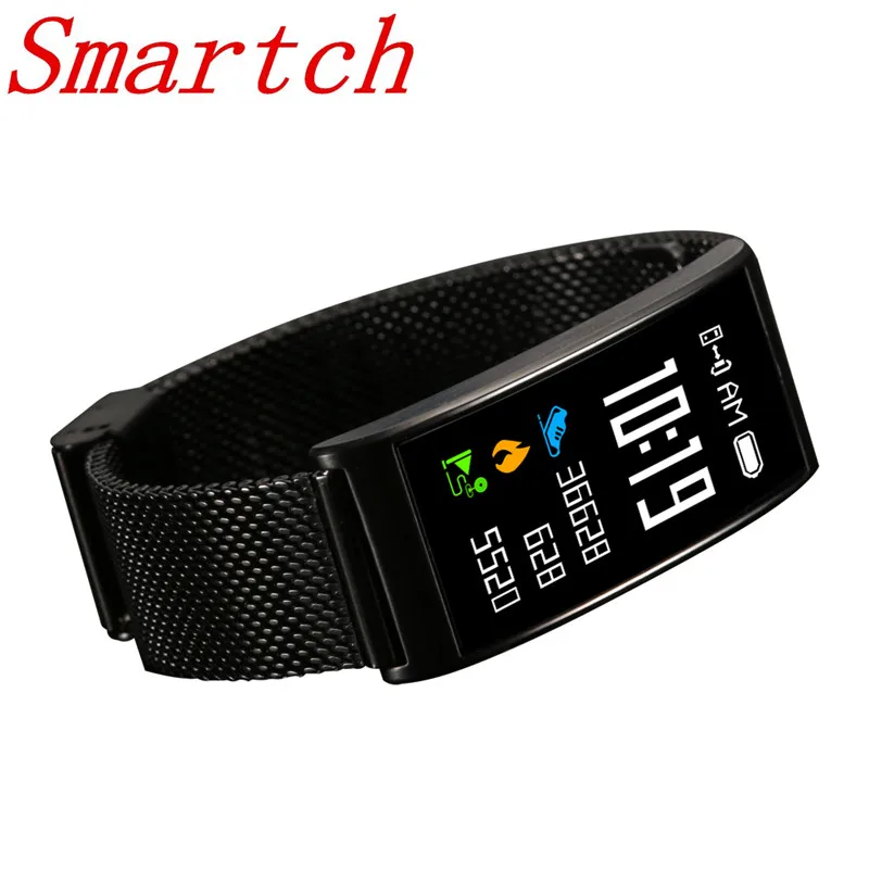 

Smartch X3 Smart Bracelet 0.96 Inch Color Screen Blood Pressure Heart Rate Monitor Bluetooth Wristband Sedentary for IOS Android