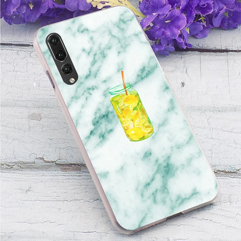 

Hard Cover for Huawei Honor 9 Lite Marble Summer Case for Honor 8 Lite Case10 6A 7A Pro 7X 7C Y6 Prime Nova 3i 3 Back Skin Thin