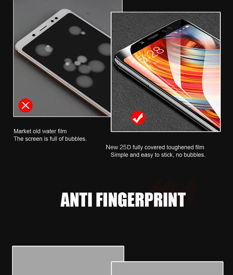 H& A 25D полное покрытие экрана протектор для Xiaomi Redmi Note 7 6 5 Pro 4X закаленное стекло для Redmi 7 4X5 6A 6 Pro защитное стекло