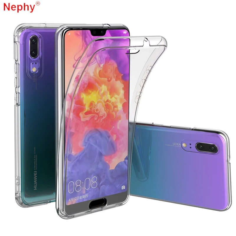 

Nephy Silicon Soft Case for huawei P20 P10 Lite P8 Lite P9 Lite Plus 2017 2015 2016 Mate 10 Lite 360 full Body Smart Back Cover