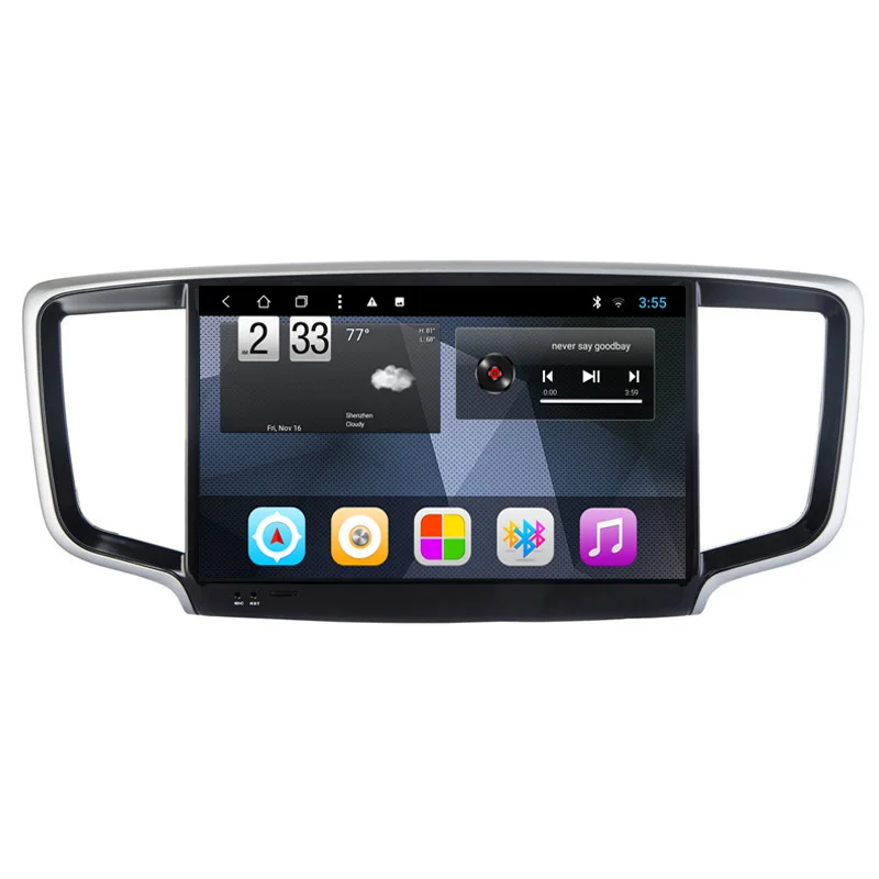 NaviTopia 10,1 дюймов Octa Core Android 8,1 автомобиль gps навигации для Honda Odyssey 2015 Поддержка аудио Радио стерео видео Bluetooth 4G