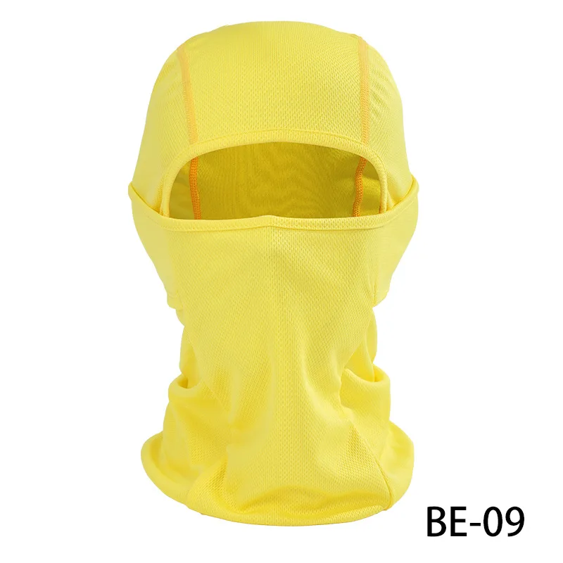Ветрозащитная маска для лица Защита лыжника мотоциклетная теплая дышащая страйкбол велосипедная Мужская Солнцезащитная шляпа шлем Череп зимняя маска для рта 40x28 см - Цвет: 09 Yellow