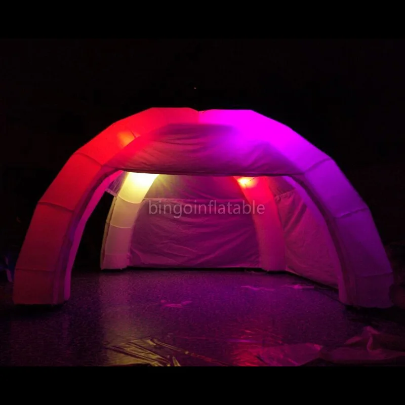  Free Express 5x5 meters Camping Air Blow Tent With Led Lighting inflatable play tent for toy tent