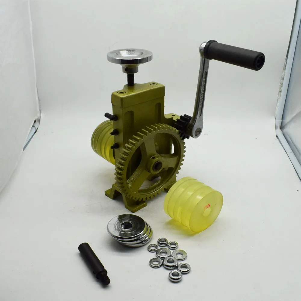 

Jewelry Bending Machine For Ring Bracelet Earrings Round Molding Press Rolling Mill