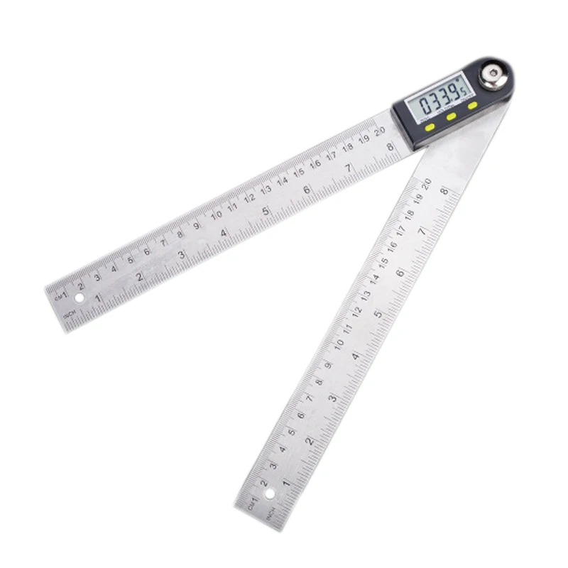 

200mm Digital Protractor Inclinometer Goniometer Level Measuring Tool Electronic Angle Gauge Stainless Steel Angle Ruler