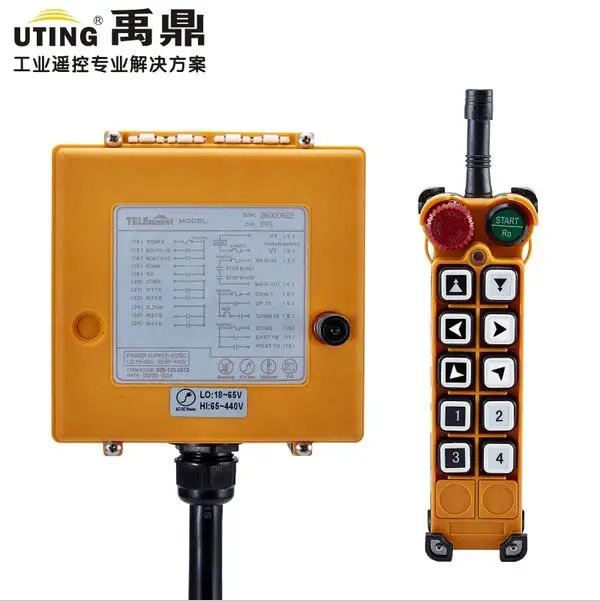 

Telecontrol F26-B2 Smart remote control universal industrial wireless control for crane AC/DC 2transmitter and 1receiver