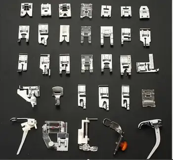 

Party Favors 32pcs Domestic Sewing Machine Presser Foot Feet Kit Set With Box For Brother Singer Janom 20pcs