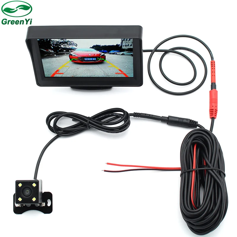 Prix pour TFT 4.3 Pouce Auto Rétroviseur Parking Monitor + 4 LED Night Vision CCD Vue Arrière Caméra de Stationnement Automatique Avec Miroir De Voiture Moniteurs 2 in1 Prix pour TFT 4.3 Pouce Auto Rétroviseur Parking Monitor + 4 LED Night Vision CCD Vue Arrière Caméra de Stationnement Automatique Avec Miroir De Voiture Moniteurs 2 in1