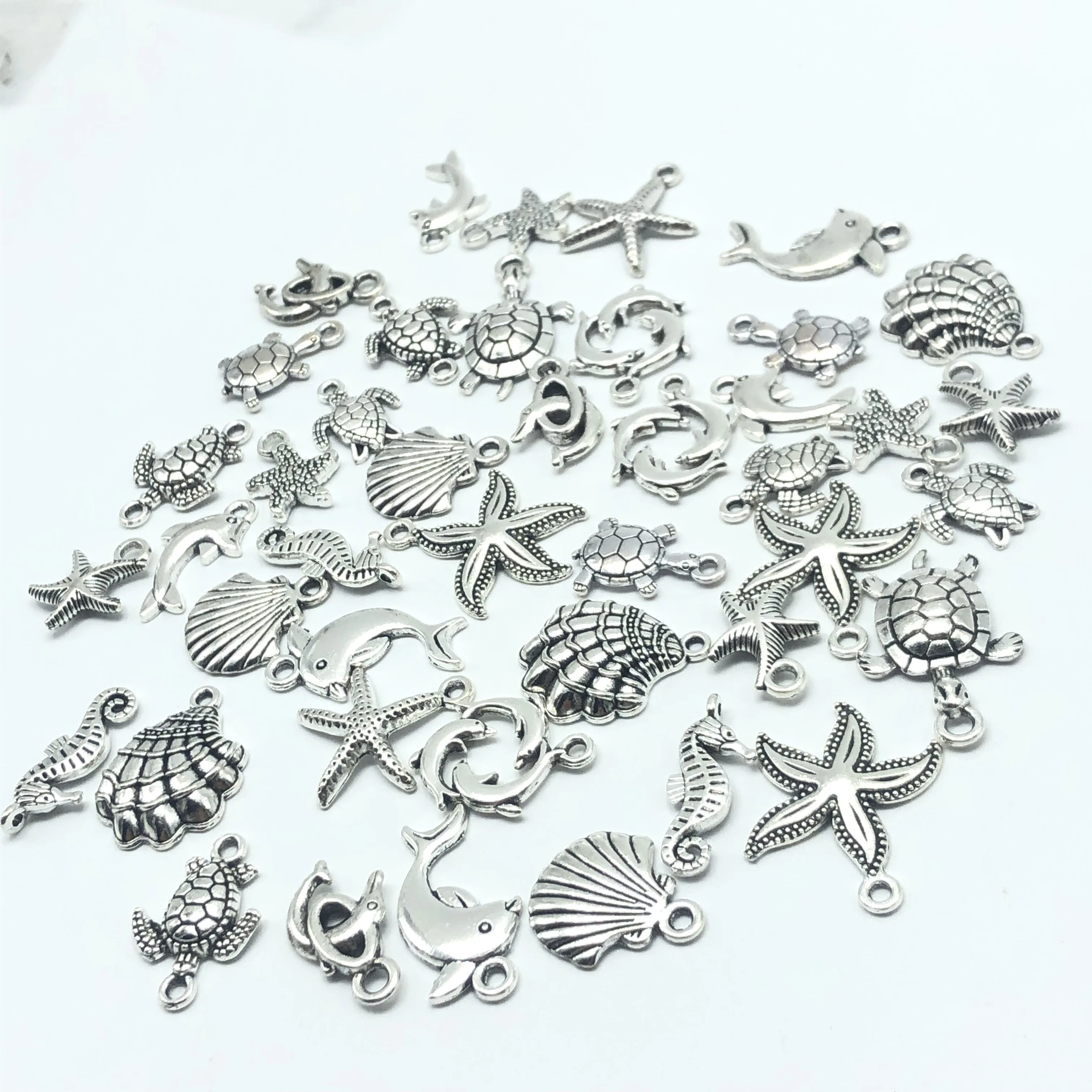 Wholesale 50 Believe in Love Heart Charms Pendants Necklace Jewelry Findings