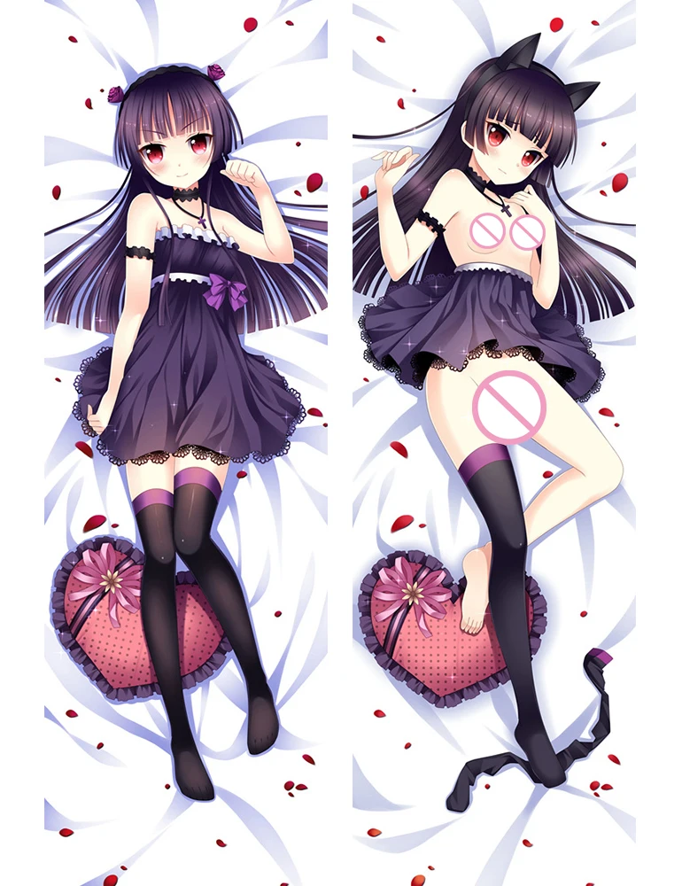 2018 July Anime Oreimo My Little Sister Can Be Not This Cute Gokou Ruri Kuroneko Dakimakura наволочка обнимающая