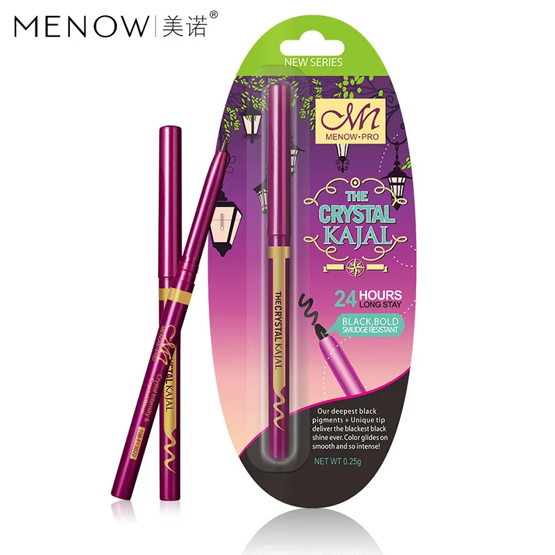 

M.N Brand Waterproof Black Brown Crystal Kajal Eye Pencil Super Gliding Eyeliner Longlasting EyeLiner Pen Makeup Tool