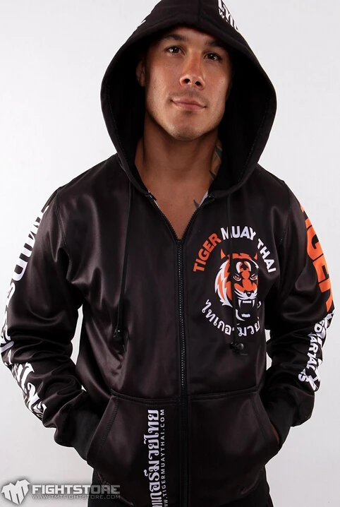 

MMA Sweatshirts L XL XXL S024 S025 sport wear man Hoodie black/white color tiger patten