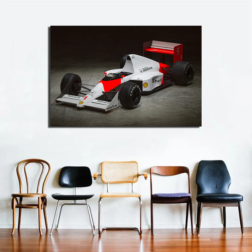 Mclaren MP4 F1 автомобильные плакаты настенные художественные картины на холсте