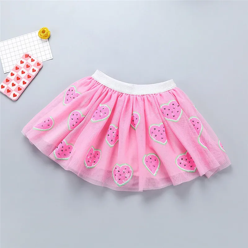 Летняя Детская танцевальная юбка-пачка принцессы для девочек, 3 слоя Фатина, кружевная детская юбочка, Детская шифоновая юбка - Цвет: Фиолетовый