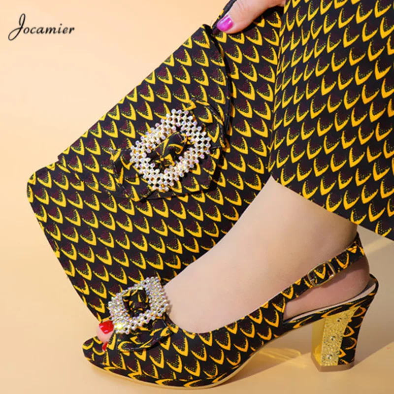 Most Popular Women Shoes And Bag Set African Shoes and Bag To Match
