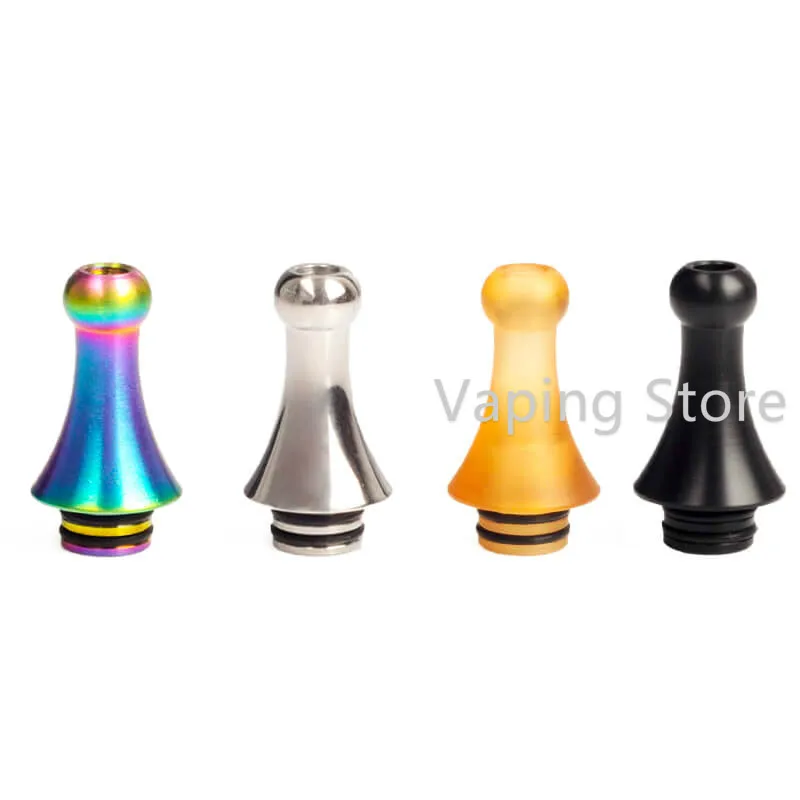 

Delrin Stainless Steel 510 MTL Drip Tip for OBS Engine MTL/Vaptio TYRO Kit/Eleaf GS Turbo/GS Air 2 Tank/Orca Solo