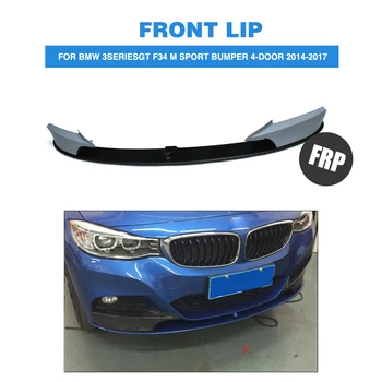 

FRP Front Bumper Lip Spoiler Splitters Apron for BMW 3Series GT F34 M Sport Bumper 4-Door 2014-2017 Car Styling