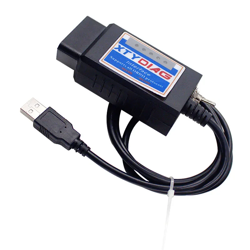 Лучший PIC18F25K80 чип ELM327 V1.5 USB переключатель поддержка HS CAN MS BUS ELM 327 1 5 для Focus Mondeo Kuga
