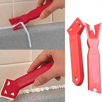 

2Pcs Glass Cement Silicone Scraper Tool Window Door Caulking Finishing Sealant Grout Remover Silicone Spreader Spatula Tool #20